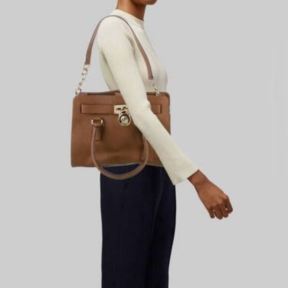 Michael Kors Hamilton Satchel Purse NWT - Picture 8 of 11